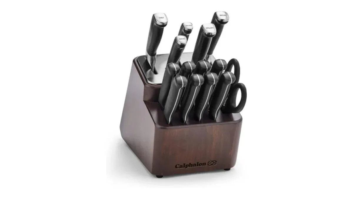 Calphalon Messerset mit Block, elegantes und funktionales Design