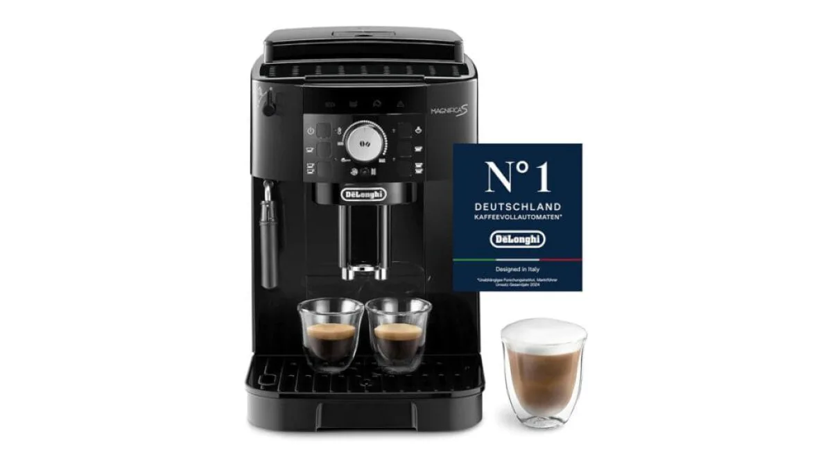 De'Longhi Magnifica S ECAM kompakter Allround-Kaffeevollautomat mit klaren Bedienelementen