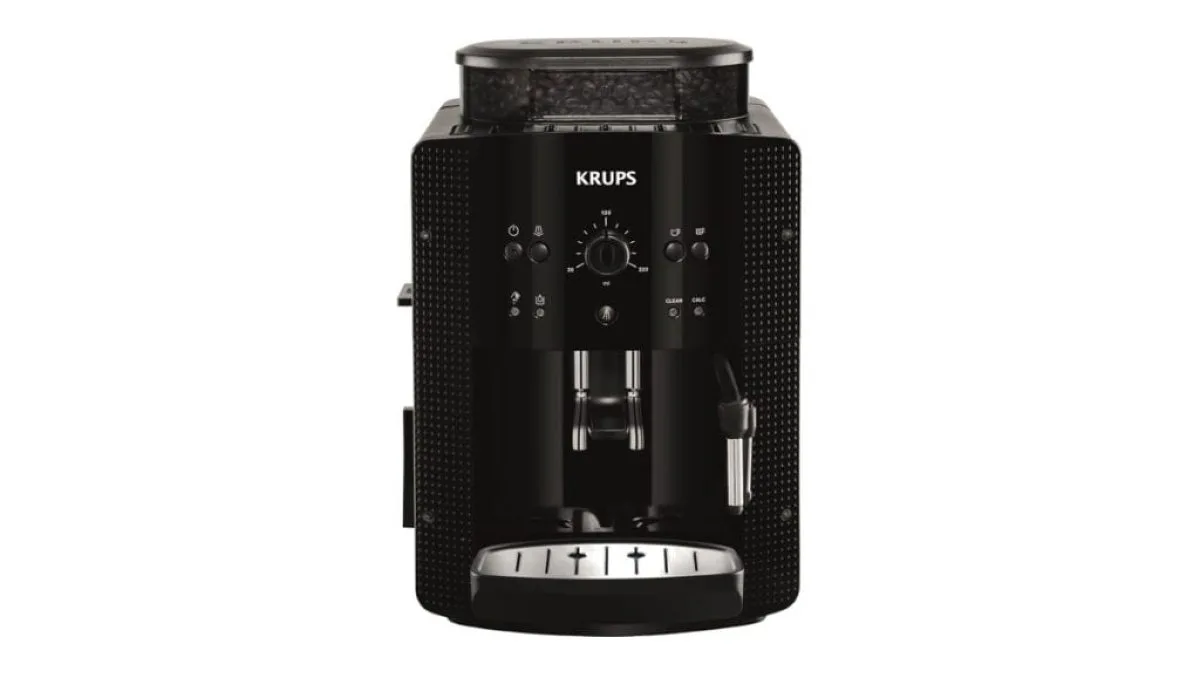 Krups Arabica Picto Kaffeevollautomat mit Dampfdüse und kompakter Gehäuseform